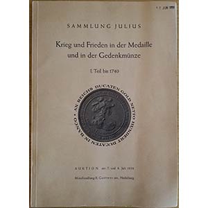Gaettens R.  Katalog VI Sammlung Julius ... 