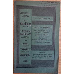Glendening & Co. Catalogue of Coins and ... 