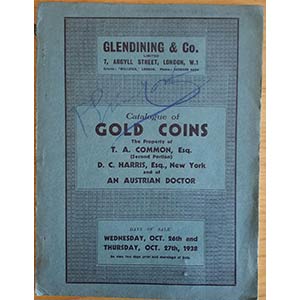 GLENDINING & CO – London 26/ 27-10-1938. ... 