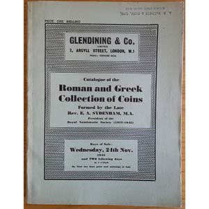 Glendining & Co. Catalogue of the Roman and ... 