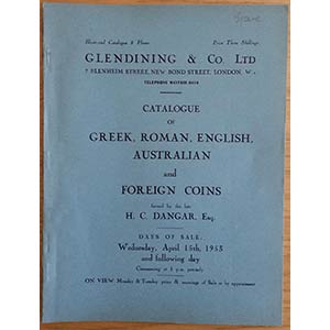 Glendening & Co. Catalogue of  Greek, Roman, ... 