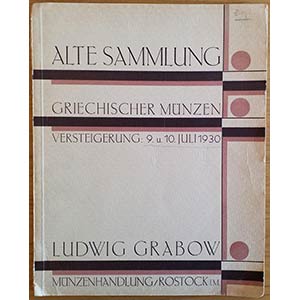 Grabow L. Alte Sammlung Griechischer Munzen ... 