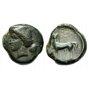 Sicily, Eryx, 4th century BC. AE (g 5,80; mm ... 