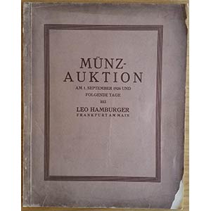 Hamburger L. Munz-Auktion, Sammlungen G in D ... 