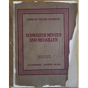 Hamburger L. Sammlung Schweizer Munzen und ... 