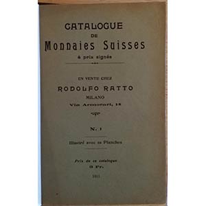 RATTO RODOLFO – Milano 1911. Catalogue de ... 