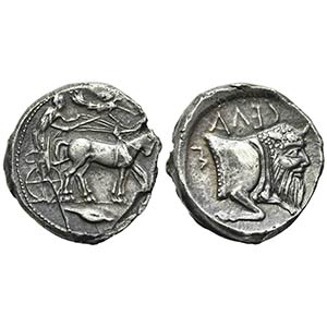 Sicily, Gela, Tetradrachm, ca. 440-430 BC. ... 