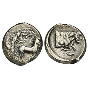 Sicily, Gela, Tetradrachm, ca. 430-425 BC. ... 