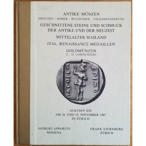 Sternberg F. Apparuti G. Auktion XIX, Antike ... 
