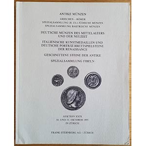 Sternberg F. Auktion XXIX, Antike Munzen ... 