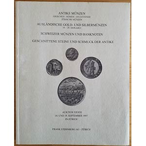 Sternberg F. Auktion XXXIII, Antike Munzen ... 