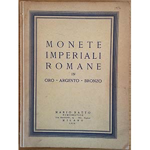 Ratto M. Monete Imperiali Romane in Oro – ... 