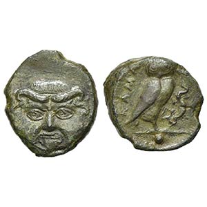 Sicily, Kamarina, Onkia, ca. 420-405 BC. AE ... 