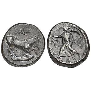 Sicily, Katane, Tetradrachm, ca. 470-465 BC. ... 