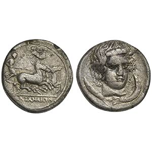 Sicily, Katane, Drachm, ca. 420-413 BC. AR ... 