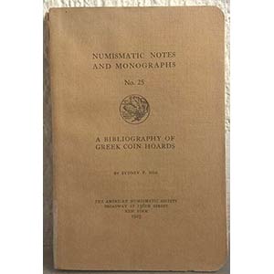 NOE Sidney P. A Bibliography of Greek Coin ... 