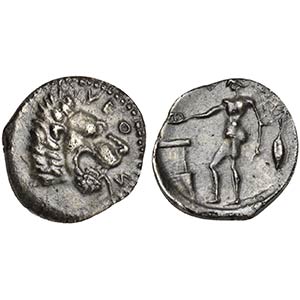 Sicily, Leontini, Litra, ca. 455-430 BC. AR ... 