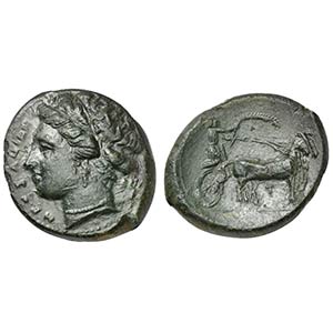 Sicily, Messana, Bronze, ca. 317-311 BC. AE ... 