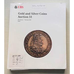 UBS Auction 51 Gold and Silver Coins. Zurich ... 