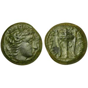 Sicily, Morgantina, Onkia, ca. 350-330 BC. ... 