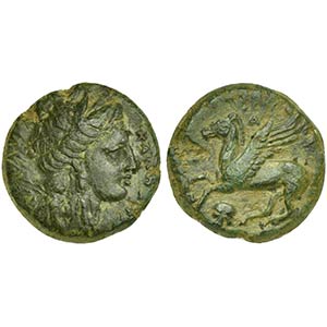 Sicily, Nakona, Bronze, ca. 357-317 BC. AE ... 