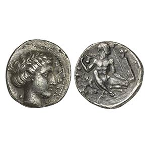 Sicily, Naxos, Didrachm, ca. 420-403 BC. AR ... 