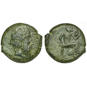 Sicily, Petra, Litra, ca. 354-344 BC. AE (g ... 
