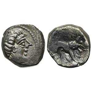 Celtic, Southern Gaul. Insubres, Drachm, 2nd ... 