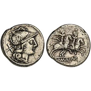 L. Autronius, Denarius, Rome, 189-180 BC. AR ... 