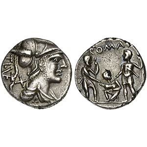 Ti. Veturius, Denarius, Rome, 137 BC. AR (g ... 