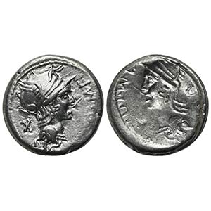 M. Cipius M.f., Denarius, Rome, 115-114 BC. ... 
