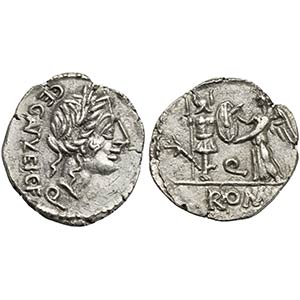 C. Egnatuleius C.f., Quinarius, Rome, 97 BC. ... 