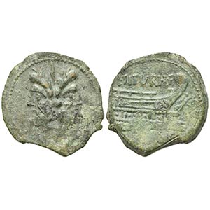 L. Titurius L.f. Sabinus, As, Rome, 89 BC. ... 