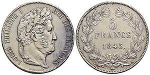 FRANCIA - Luigi Filippo I (1830-1848) - 5 ... 