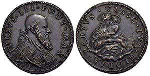 PAPALI - Giulio III (1550-1555) - Medaglia - ... 
