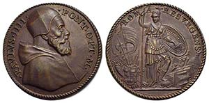 PAPALI - Paolo IV (1555-1559) - Medaglia - ... 