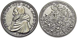 PAPALI - Pio V (1566-1572) - Medaglia - 1571 ... 