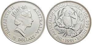 AUSTRALIA - Elisabetta II (1952) - 5 Dollari ... 