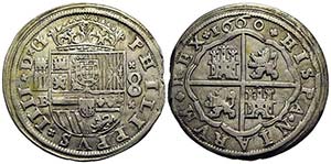 SPAGNA - Filippo IV (1621-1665) - 8 Reali - ... 
