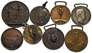 Medaglie - Lotto di 8 medaglie Varie