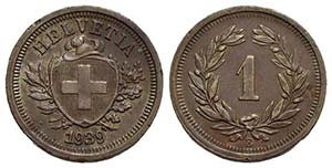 SVIZZERA - Confederazione - Rappen - 1939 B ... 