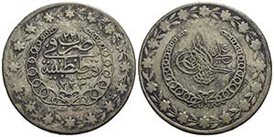 TURCHIA - Mustafa IV (1807-1808) - 5 Kurush ... 