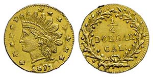 U.S.A. - Quarto di dollaro - 1875 - ... 