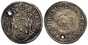ROMA - Giulio III (1550-1555) - Grosso - A. ... 