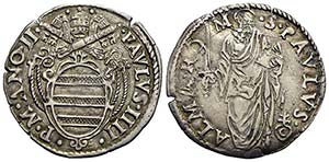 ROMA - Paolo IV (1555-1559) - Giulio - A. II ... 