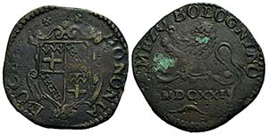 BOLOGNA - Gregorio XV (1621-1623) - Mezzo ... 