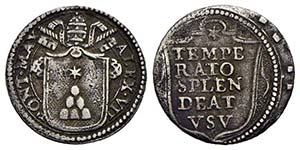 ROMA - Alessandro VII (1655-1667) - Mezzo ... 