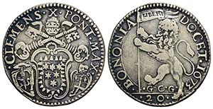 BOLOGNA - Clemente X (1670-1676) - Lira - ... 