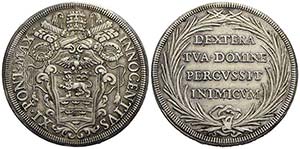 ROMA - Innocenzo XI (1676-1689) - Piastra - ... 
