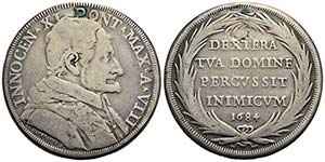 ROMA - Innocenzo XI (1676-1689) - Piastra - ... 